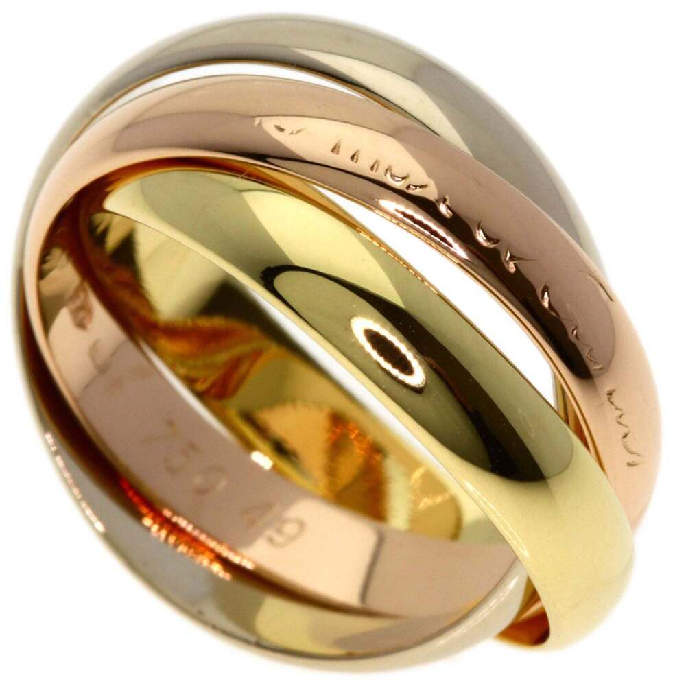 CARTIER Authentic 18k Gold Trinity Ring #49